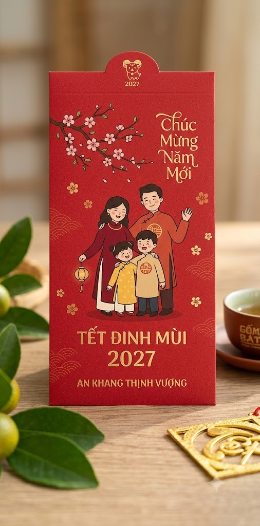 Bao lì xì mẫu 7