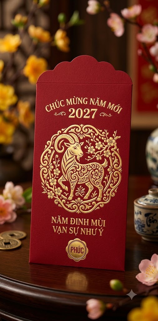 Bao lì xì mẫu 1