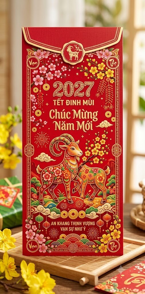 Bao lì xì mẫu 4