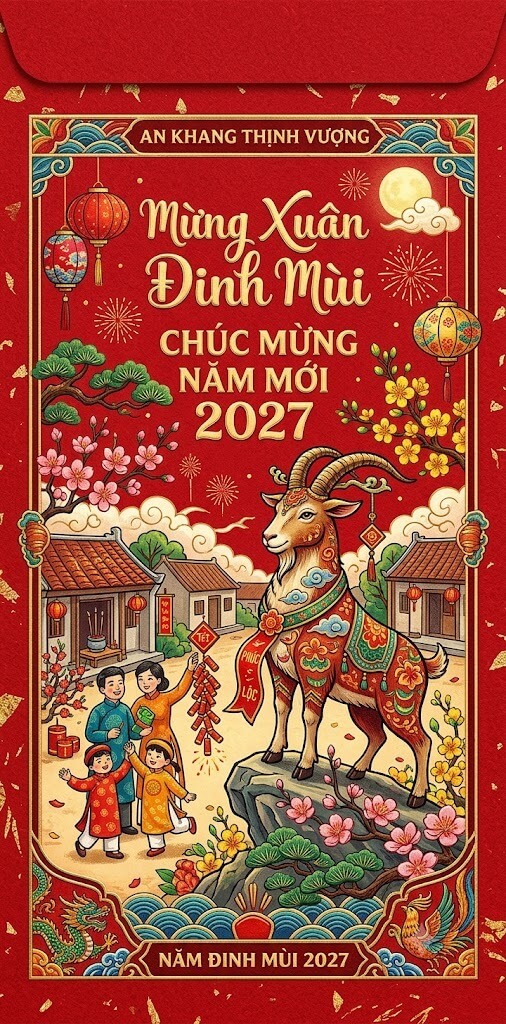 Bao lì xì mẫu 2