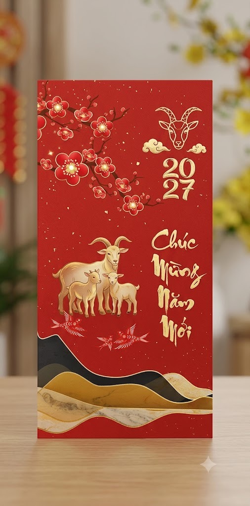 Bao lì xì mẫu 8
