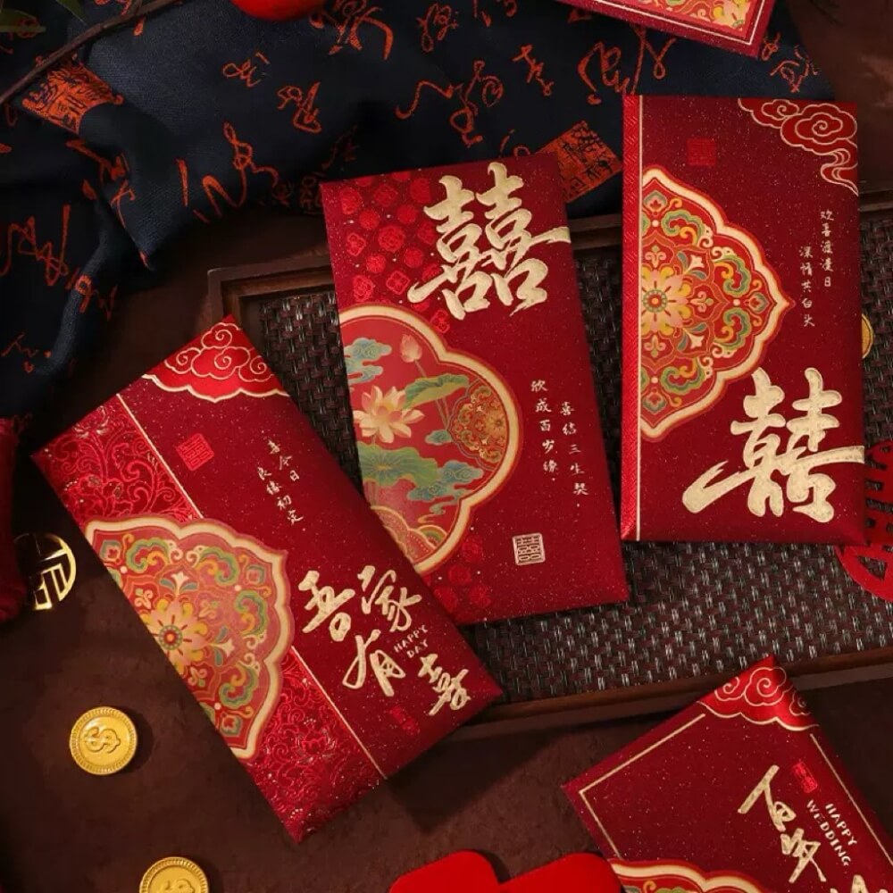 Bao lì xì cho đội bưng quả