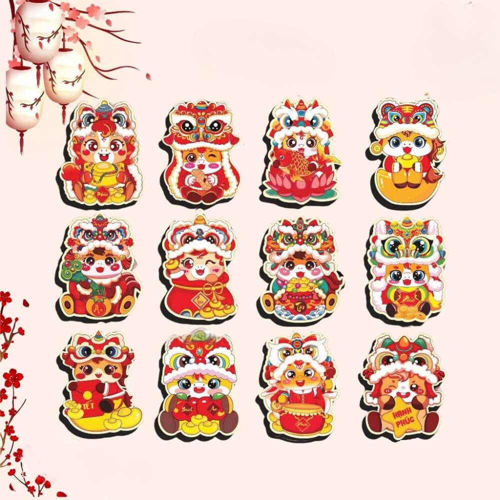Bao lì xì phong cách chibi