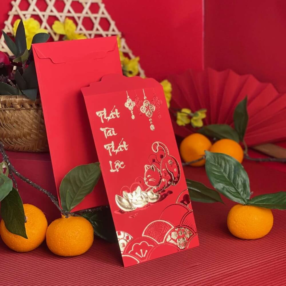 Bao lì xì phong cách cổ điển Á Đông