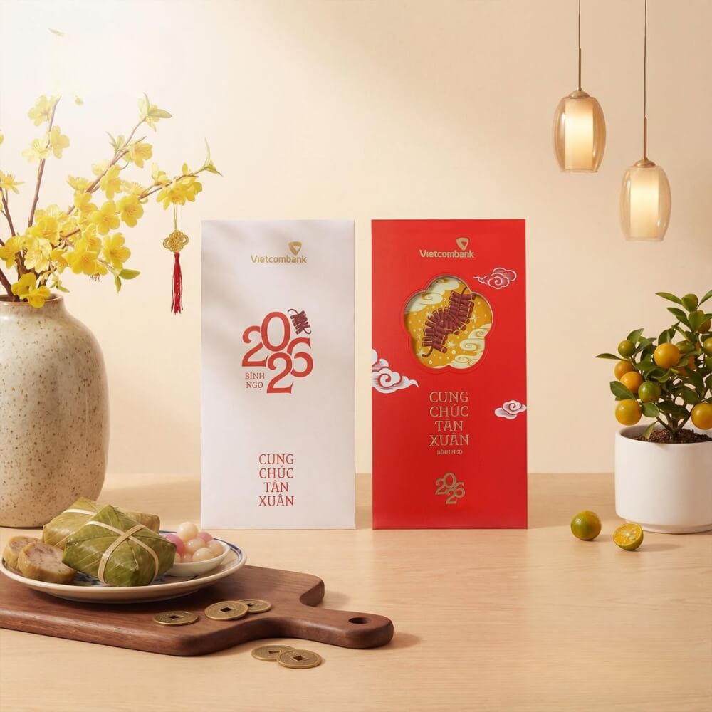 Bao lì xì Vietcombank