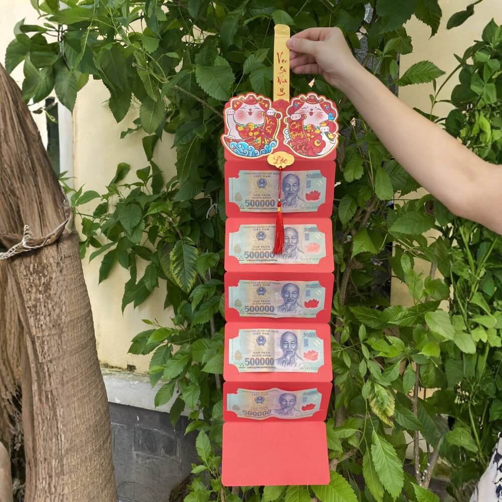 Cách làm bao lì xì độc lạ