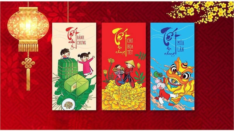 Kích thước bao lì xì
