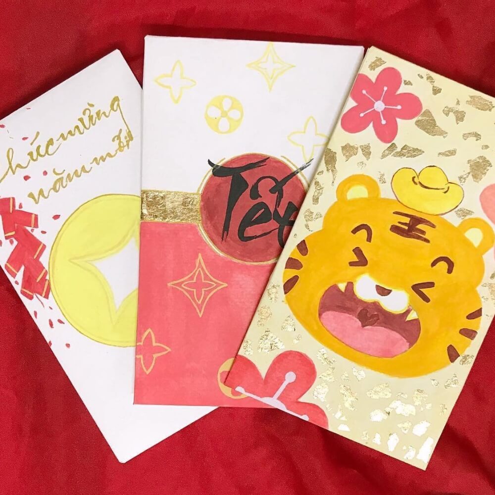Phụ kiện trang trí bao lì xì