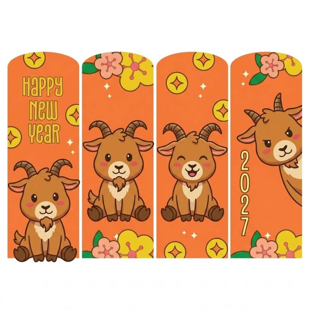 Vẽ bao lì xì linh vật mới